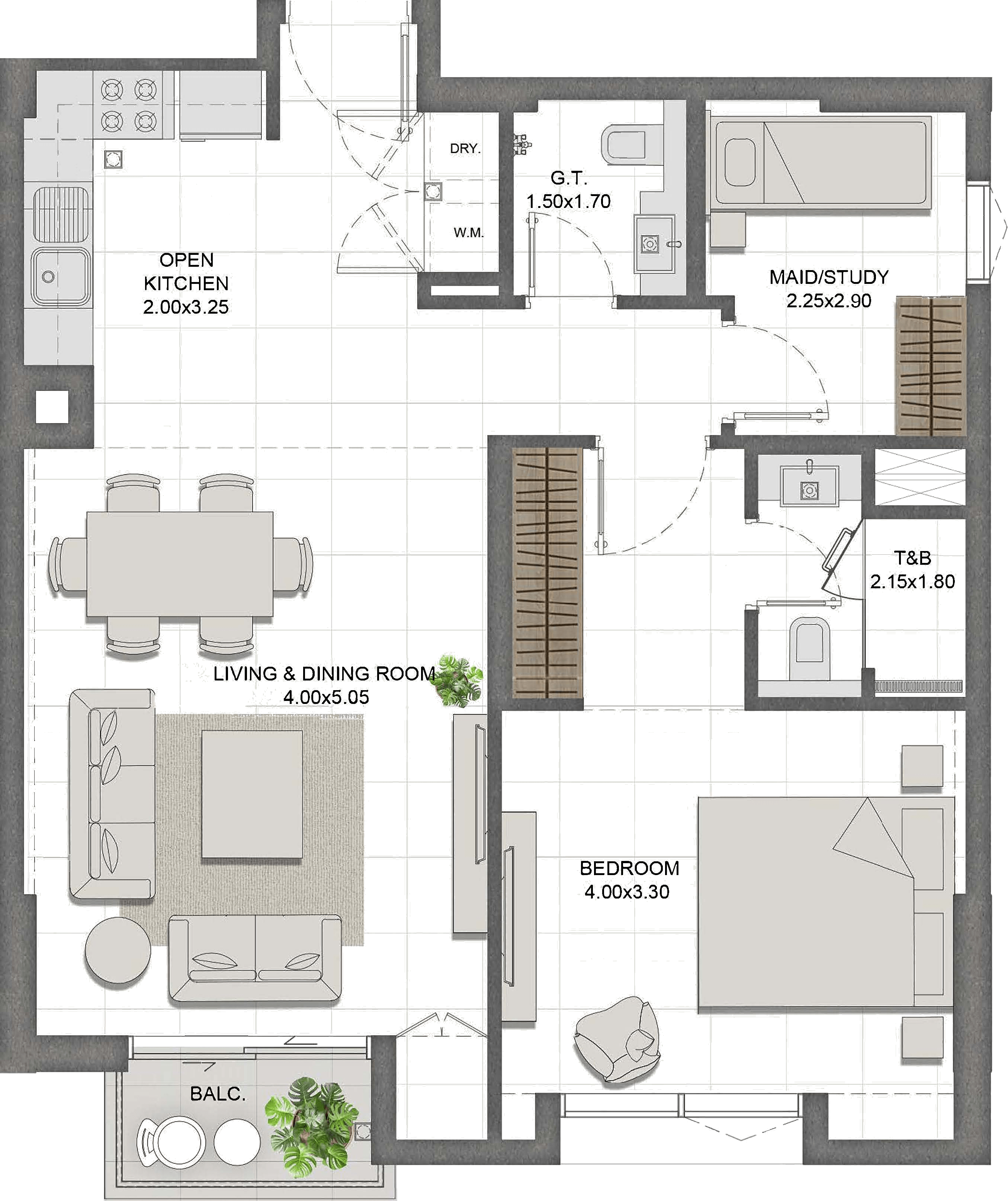Unit 110 layout