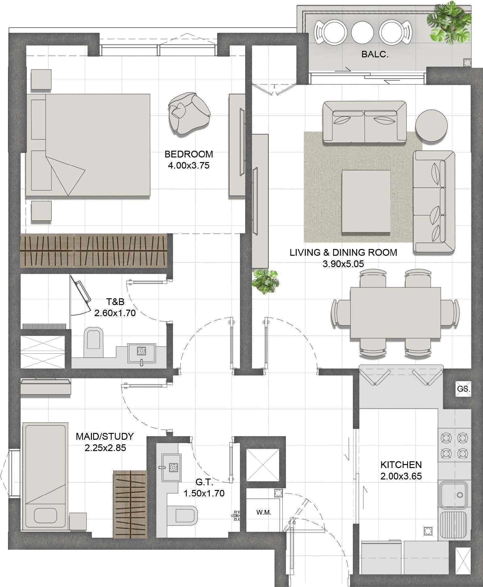 Unit 301 layout