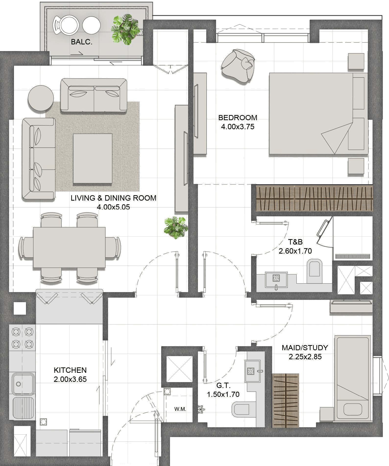 Unit 409 layout